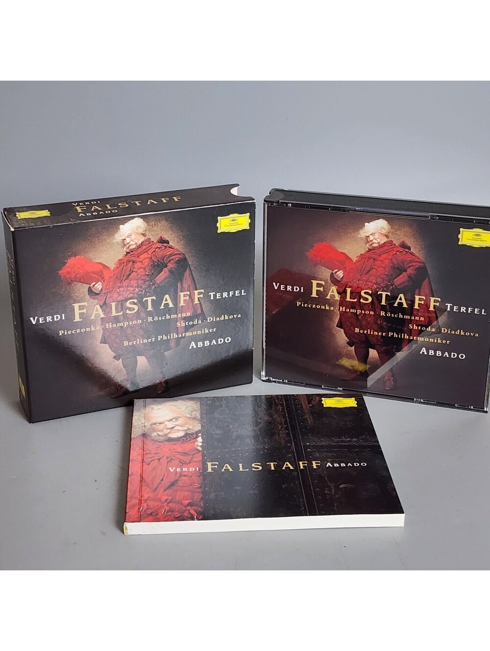 Verdi Falstaff Claudio Abbado Bryn Terfel Deutsche Grammophon 2CD Box Set Opera